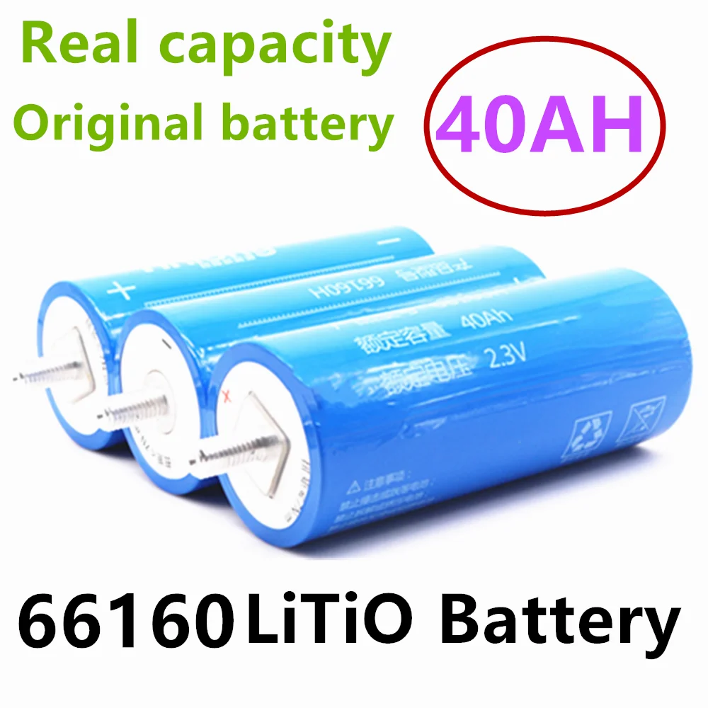 100% Originaal Reaalne Võimsus Yinlong 66160 2.3 V 40Ah Liitium Titanate LTO Aku Cell Auto Audio Päikeseenergia Syste