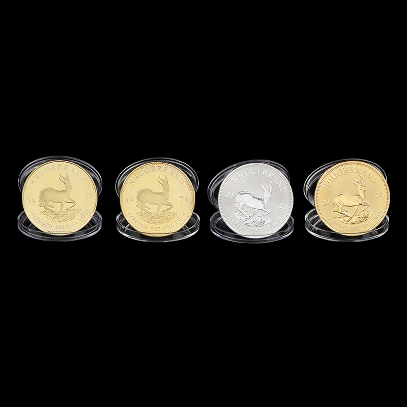 1974/1978/2021 Lõuna-Aafrika Kulla Krugerrand Mündi Kuldmünt Replica Cosplay Prop Kruger Sümboolne Väärtus Meenemünte 1