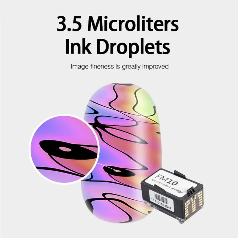2021 Uute tulijate HD Küünte Printer Ink Cartridge Asendamine Mini O2nails Professionaalne 3d Küünte Printer M1 H1 Masin 2