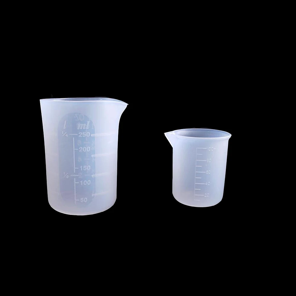 2X Silikoonist mõõtekork Vaik Silikoonist Vormi ja 10,5*7,5 cm käsitööna DIY Ehted Tegemise vahend, epoksüvaik cup crystal skaala 250ML
