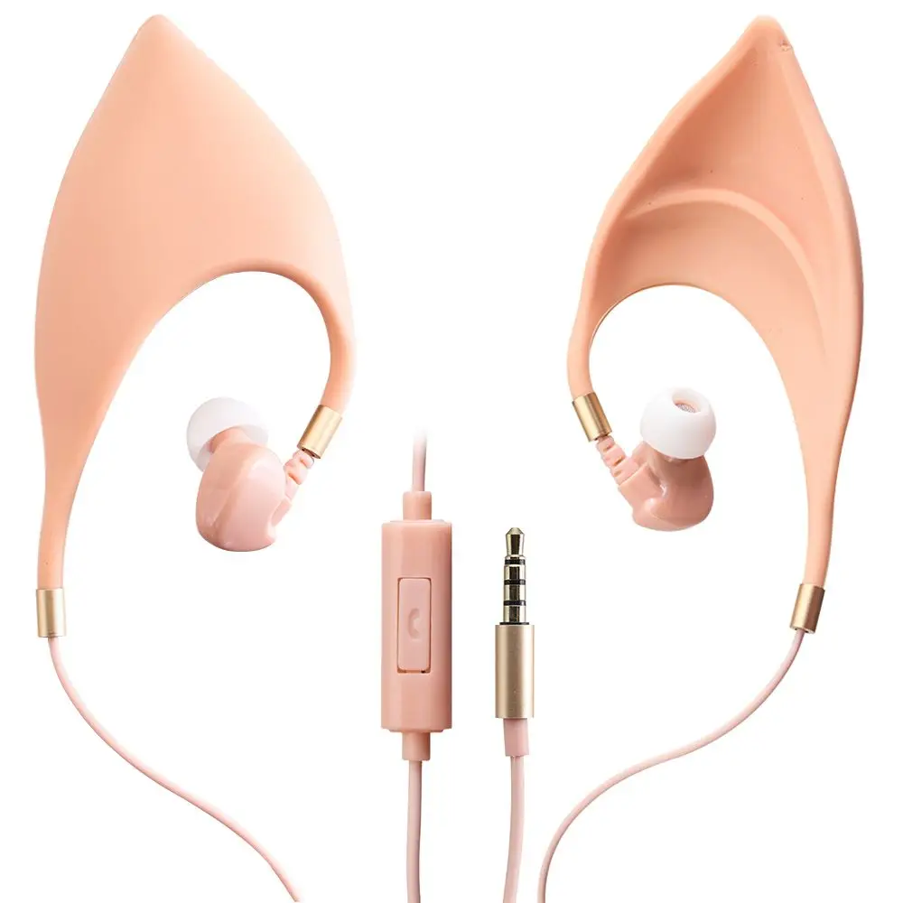 3,5 mm Puhkus Kingitused Stereo Cosplay Päkapikud Silikageel Earbuds In-Ear Kõrvaklappide Elf-Kõrvad Kõrvaklapid Haldjas 0