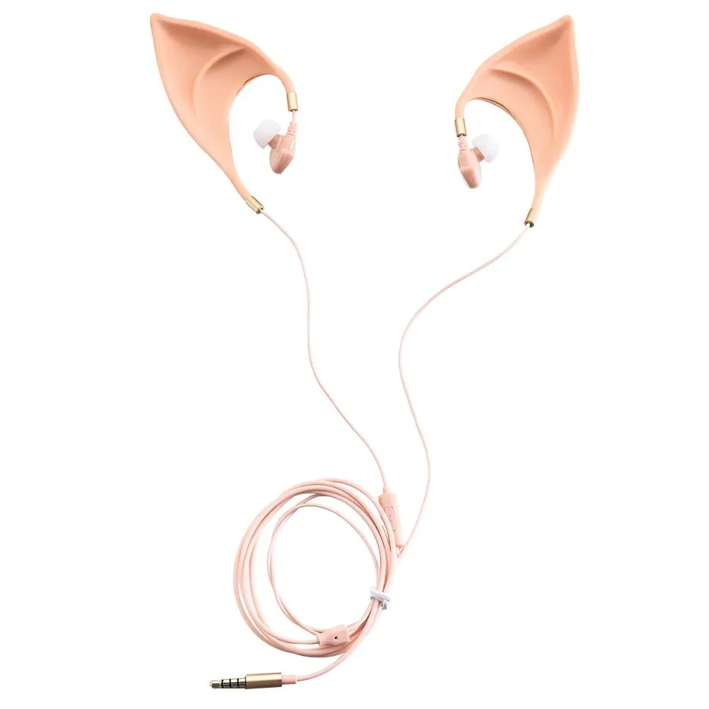 3,5 mm Puhkus Kingitused Stereo Cosplay Päkapikud Silikageel Earbuds In-Ear Kõrvaklappide Elf-Kõrvad Kõrvaklapid Haldjas 2