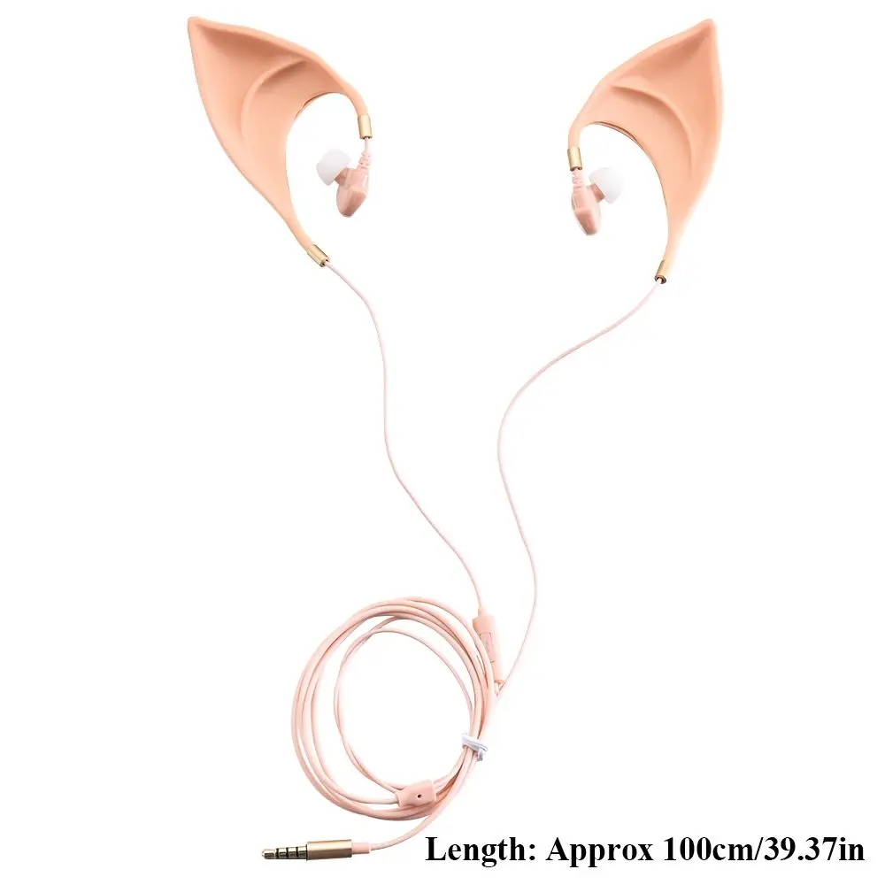 3,5 mm Puhkus Kingitused Stereo Cosplay Päkapikud Silikageel Earbuds In-Ear Kõrvaklappide Elf-Kõrvad Kõrvaklapid Haldjas 5