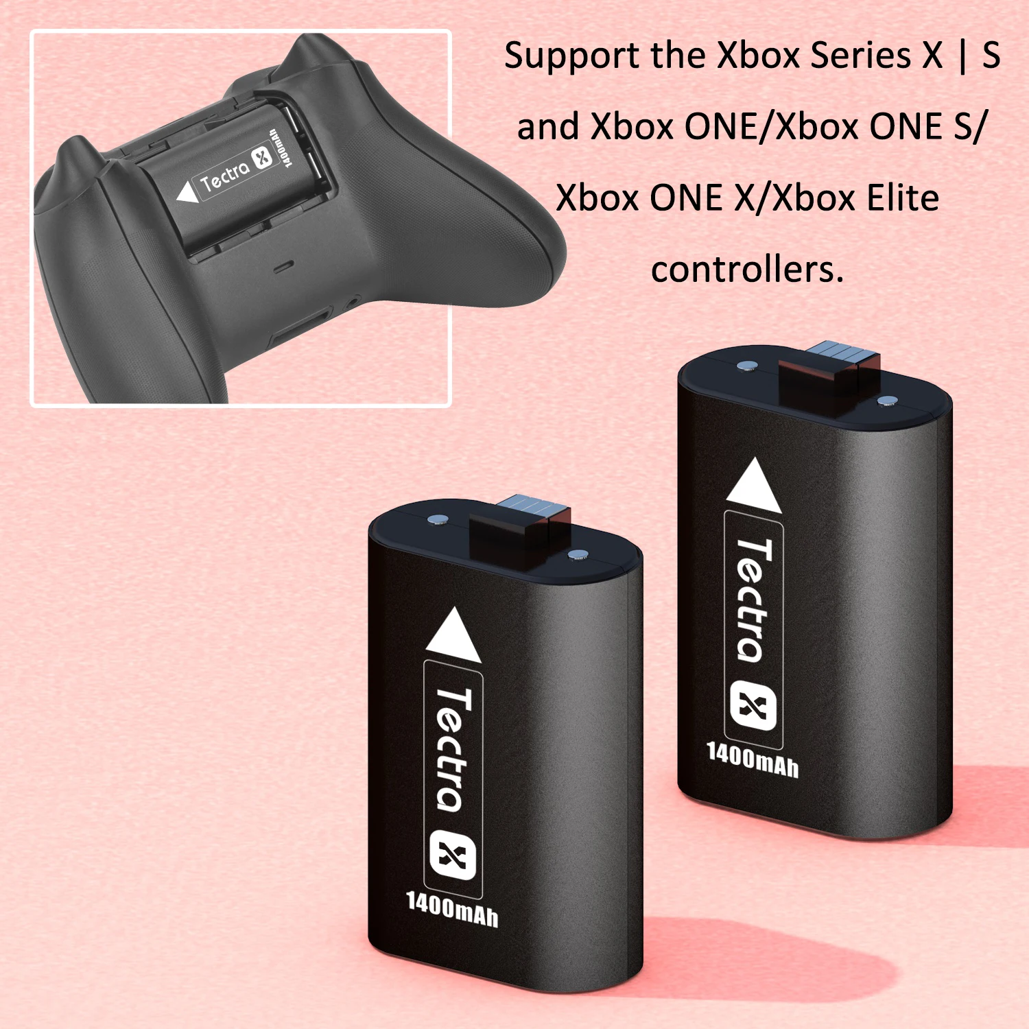 4TK 1400mAh NI-MH Akud Xbox Üks, Xbox Üks S, Xbox Üks X, Xbox Üks Eliit Wireless Controller mäng draiverid 3