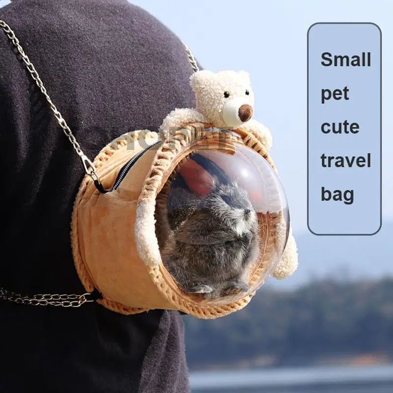 Armas Väike Pet Vedaja Hamster merisiga, Küülik Lind Reisil Kott, Väike Loom, mis Veavad Puuris Väljaspool 1