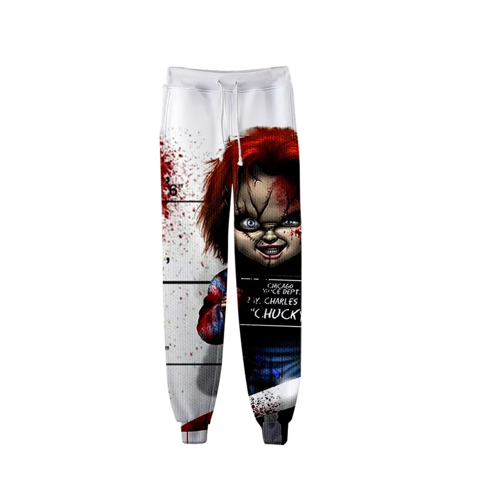 Chucky Nukk HAHA Prindi Sweatpants Mood Harajuku Jogger Püksid lapsemäng Vabaaja Jälgida Püksid Streetwear Meeste/Naiste pikad Püksid 2