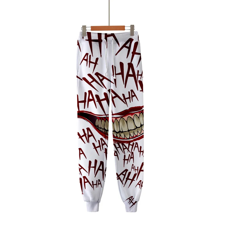 Chucky Nukk HAHA Prindi Sweatpants Mood Harajuku Jogger Püksid lapsemäng Vabaaja Jälgida Püksid Streetwear Meeste/Naiste pikad Püksid 4