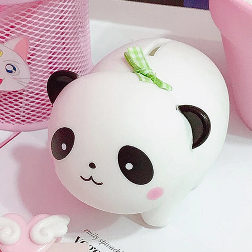 Cute Cartoon Notsu Panga Loominguline Küülik Panda Loomade Mudel Raha Kasti Laste Beebi Sünnipäeva Kingitus Puhkus Kingitus Home Decor 0