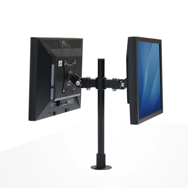 Dual LCD-LED Monitori Omanik Tagasi Töölauale Grommet Mount Ekraan Hammas TV Mount