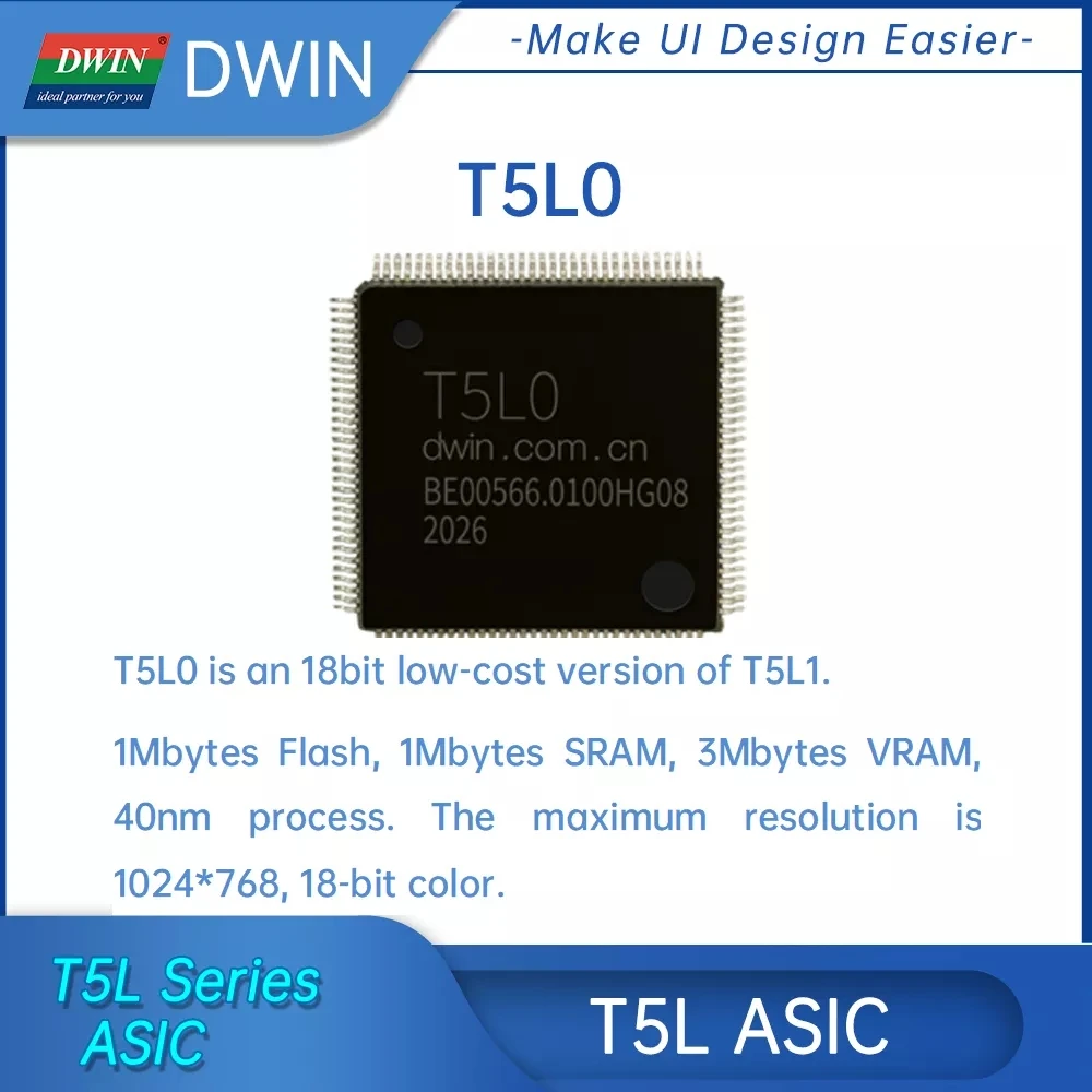 DWIN Arduino Mega 2560 LCD Moodul 5.0 Tolline 800*480 Resolutsioon HMI Smart Display Panel DMG80480T050_02W 3