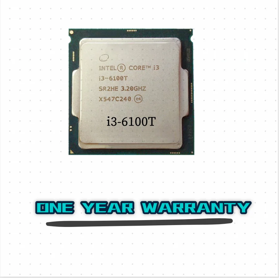 Intel Core i3-6100T i3 6100T 3.2 GHz Dual-Core Quad-Lõng CPU Protsessor 3M 35W LGA 1151