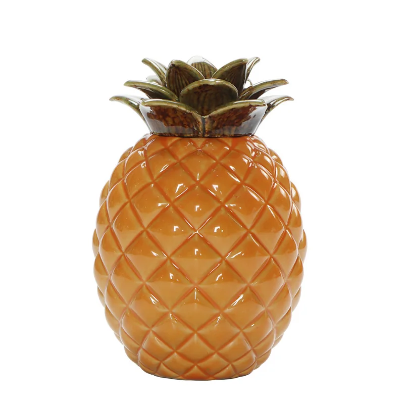 JIA-GUI LUO Loominguline ananassi tee purki keraamiline hermeetilised konserveeritud tee purki Pu ' er tee pakendite kasti tee kast D067 4