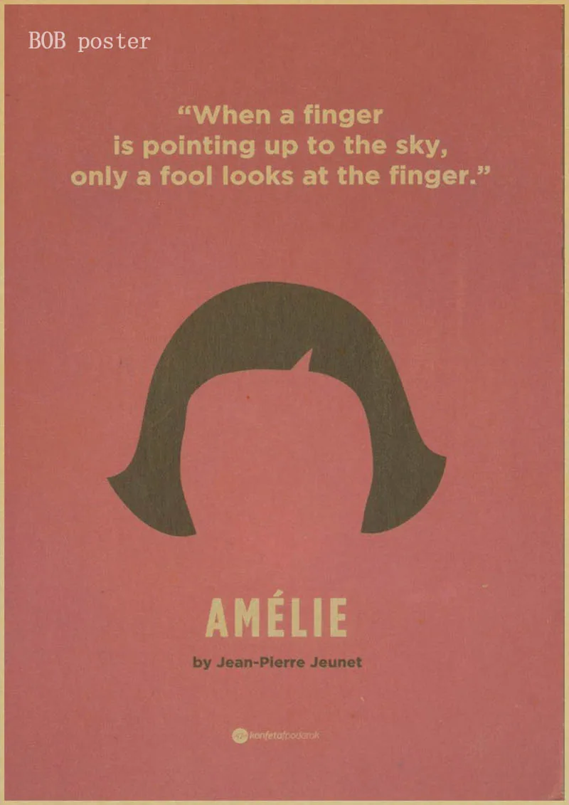 Klassikaline film/film plakat Amelie/leon Pulp Fiction/ plakat retro jõupaber vintage Plakat seina kleebis 2