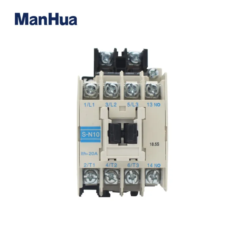 Manhua 220V-660V 10A Elektri-Magnet AC Kontaktori S-N10 jaoks Mitsubishi AC Kontaktori Tüüp kolmefaasiline