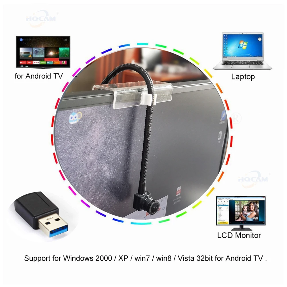 Mini Veebikaamera 1080P veebikaamera koos Mikrofoniga, USB Web Kaamera Full HD 1080P Cam Veebikaamera PC-Arvuti Live Video Helistamine Tööd