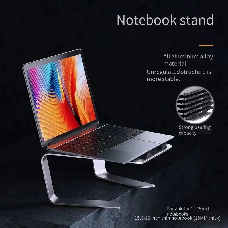 Reguleeritav Alumiiniumist Laptop Stand Kaasaskantav Sülearvuti Toetada Omanik Macbook Pro iPad Air Arvuti Tablett Ärkaja Jahutus Sulg