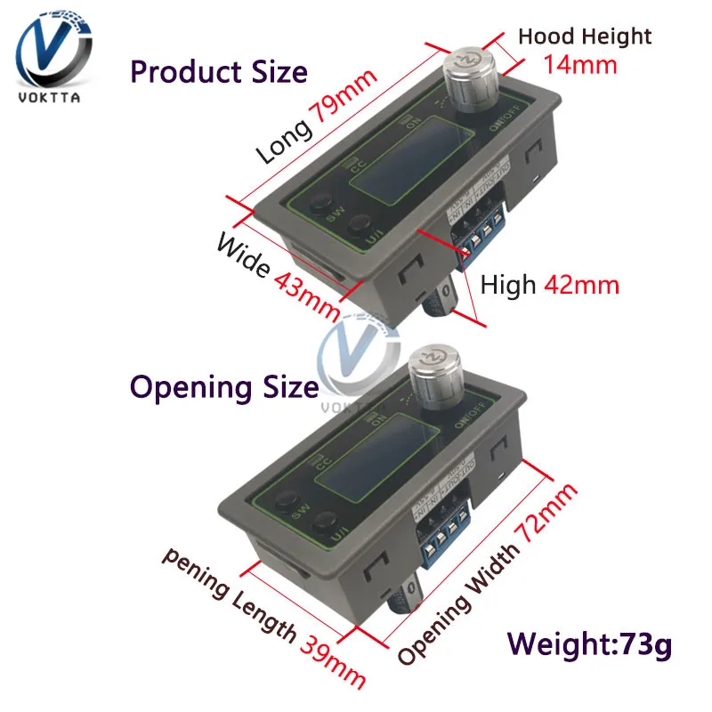 SM 50V 5A Reguleeritav Automaatne Buck Toide Moodul Pidev Pinge Praegune Digitaalne LCD Ekraan astuma Toide 5