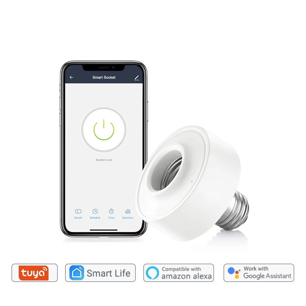 Tuya Smart Elu WiFi Kerge Pesa Lamp Omanik Puldiga Led Pirn Google ' I Kodu Echo Alexa Hääljuhtimine