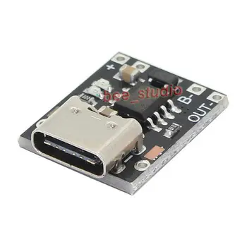 Väike USB Type-C-Laadija Moodul DC 5V 1A Laadimine Juhatuse 1S 4.2 V/ 4.35 V 18650 Liitiumioon (Li-on Aku tarbijakaitseameti