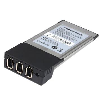 54mm 1394a Cardbus Friewire IEEE 1394a MultiPorts Card PCMCIA-Hight Speed Välise Devces 32 bit PC Kaart 5