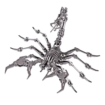 3D Metall Mudel Puzzle DIY kokku pandud Scorpion King Dragon Pusle Eemaldatav Puzzle Zodiac Terasest Warcraft Mudel Ornament Dropship