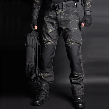 MEGE Mehed Jogger Tactical Püksid Kamuflaaž Sõjalise Kauba Sweatpants Lahti Camo Vabaaja Püksid Joggers pantalones tacticos XXXL