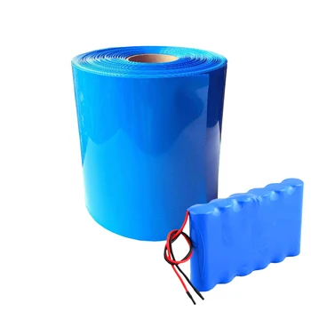 1m18650 21700 26650 32650 Liitium Aku PVC Shrinkable Torud Heat Shrink Li-ion Wrap Katta PVC Naha Varrukad Isolatsioon Mantel