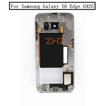 Samsung Galaxy S6 Serv G925 G925F Ühe Kaardi Keskel Raami Plaat Bezel Eluaseme Juhul Varruka Plaanseib Raami Osade Remont