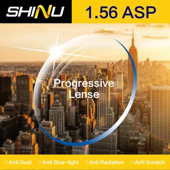 SHINU Progressiivne Multifocal Läätsed 1.61 1.56 1.67 CR39 vabakuju objektiivi Photochromic sinine valgus, värv objektiivi retsepti