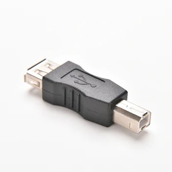 Uus 1TK USB 2.0 Type A Female USB Tüüp B, Mees-Converter-Adapter-USB-Print Kaabel Conector Laadija Ühenduspesa