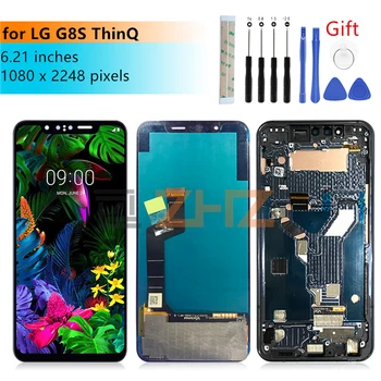näiteks LG G8S ThinQ LCD Ekraan Puutetundlik Digitizer Assamblee lcd digitizer g8s thinQ ekraani asendamine varuosade vahendid