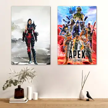 Apex Legends Mäng Plakat, Kõrge Kvaliteediga Seina Art Lõuend Plakatid Teenetemärgi Kunsti Personaliseeritud Kingitus Moodne Perekond magamistuba Maali
