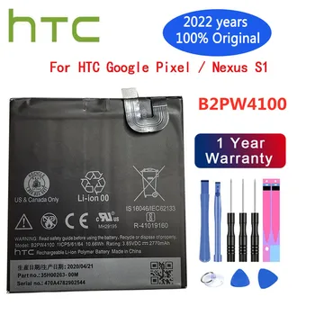 2022 Aastat 2770mAh B2PW4100 100% Originaal Aku HTC Google Pixel Nexus S1 Telefon asenduspatareidega Batteria + Tööriistad