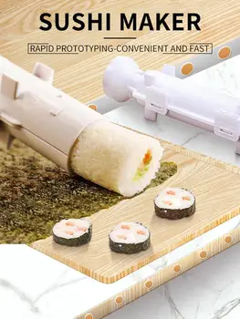 Kiire Sushi Tegija Rull Riis Hallituse Taimne Liha Jooksva Vidinaid DIY Sushi Seadme Tegemise Masin Köök, Nõud