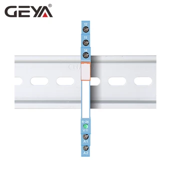 GEYA FY-41F-1 Din Rail Slim Relee Moodul Kaitse Circuit 6A Relee 12VDC/AC või 24VDC/AC Relee Pesa 6.2 mm paksus 2