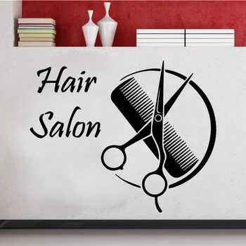 Barber shop Seina Kleebised Moodne juuksur Wallsticker Kodu Kaunistamiseks elutuba Seina Taustal