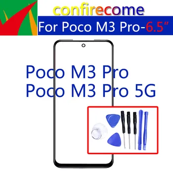 Asendaja POCO M3 Pro 5G Puutetundliku Ekraani Ees Klaas LCD Välimine Objektiiv