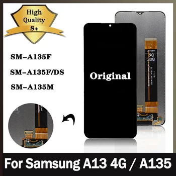 Algne A13 LCD Samsung Galaxy A13 4G LCD A135F Ekraan Puutetundlik Digitizer Samsung A13 LTE A135F A135U A135U1 LCD