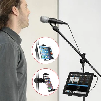 tableti omanik ja telefoni omanik Mikrofoni seista ABC plastikust mount Apple Ipad Iphone 4.5-10.5