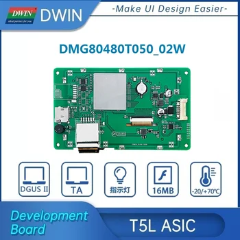 DWIN Arduino Mega 2560 LCD Moodul 5.0 Tolline 800*480 Resolutsioon HMI Smart Display Panel DMG80480T050_02W 1