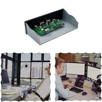 5.25 Tollise Desktop PC Esipaneeli Docking Station VL820 TÜÜP-C+A(2A2C) USB-3.1 keskus Koos Sata15pin, Et 4Pin Juhe 4