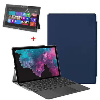 Nahast Klapp Microsoft Surface Pro X SurfaceProX ProX 2019 Tableti Puhul Seista Pen Slot Bracket Ekraani Kaitsekile