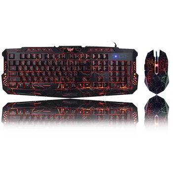 Algne M200 Lilla/Sinine/Punane RGB Hingamine Gaming Backlight Keyboard Hiir Transistor-USB-Kaabel-led Hiirte jaoks LOL/PUBG PC Gamer 4