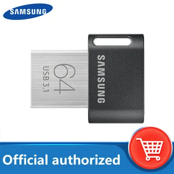 Samsung FIT Plus USB Flash Drive 32GB 64GB Pen-Drive-USB-3.1 Väike Mälupulgale Salvestamise Seade 128GB 256G U Disk Mini Flash drive
