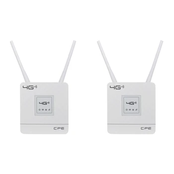 LTE Router 150Mbps 4G CPE Wireless Router Välised Antennid Wifi Modem, RJ45 Porti Ja SIM-Kaardi Pesa