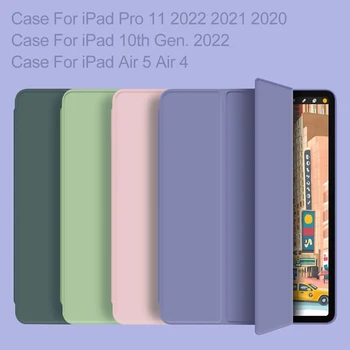 IPad Air 5 Õhu 4 Juhul 2022 iPad 10. Gen. A2696 Smart Cover Tri-fold pehme sulg Case For iPad Pro 11