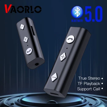 VAORLO 5.0 Bluetooth Audio Receiver Stereo Muusika Wireless Adapter ja 3,5 MM AUX-TF Jack Mini Portable Jaoks Xiaomi autokomplekti Kõrvaklappide