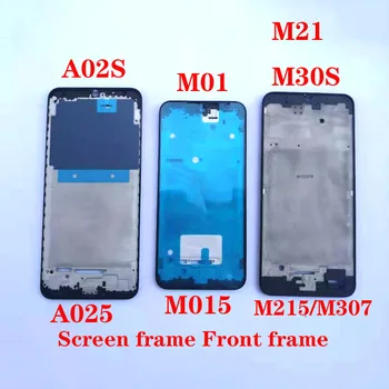 Samsung Galaxy A02s M01 M21 M30s A025 M015 M215 M307 Ees LCD Eluaseme Keskmine Plaanseib Raami Bezel Varuosad