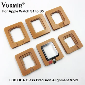 LCD OCA Klaas Precision vastavusse Viimine Hallituse Apple Watch Seeria 4 5 3 2 1 38mm 42mm 40mm 44mm Ekraan Touch Positsiooni Remont Hallitusseened