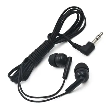 In-Ear Kõrvaklapid Juhtmega Kõrvaklapid, 3,5 mm Pistik Peakomplekt Earbuds Nutitelefoni PC, Sülearvuti, Tablett MP3 MP4 Must 3